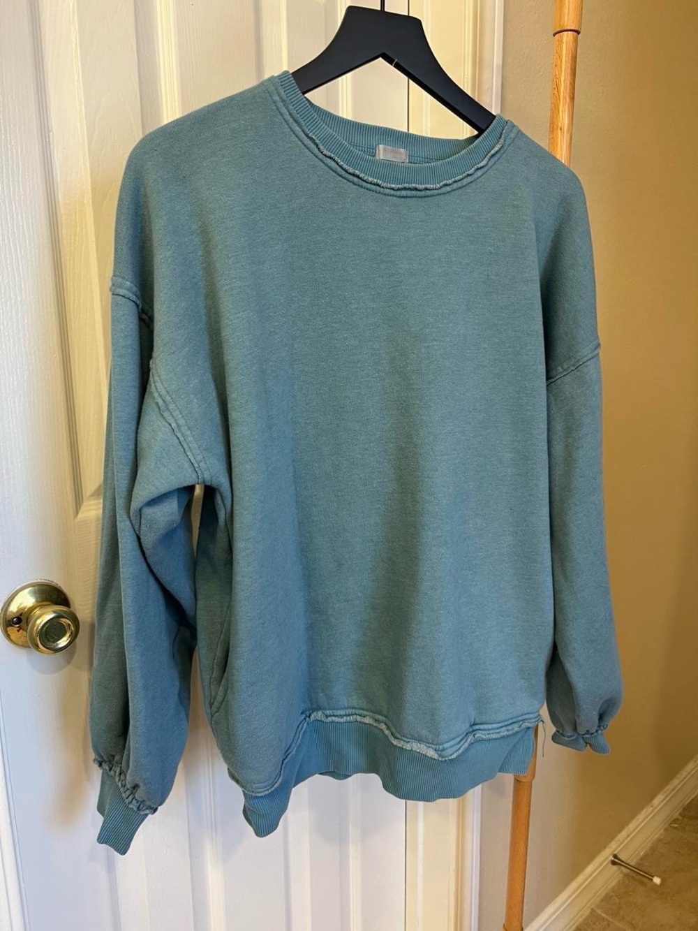 FP Movement by Free People Dusty Teal Crewneck Sweatshirt - Picture 2 of 8
